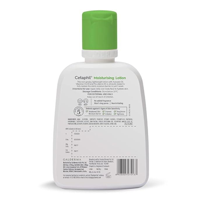 Cetaphil Moisturizing Lotion for Normal To Combination, Sensitive Skin 15924