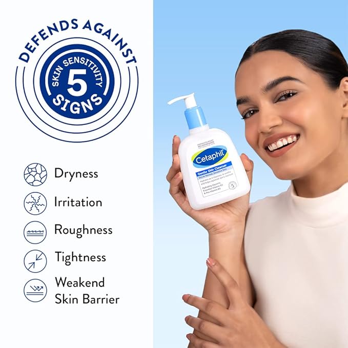 Cetaphil Gentle Skin Cleanser 250ml × 2 | Buy 1 Get 1 Free | Dermatologist-Approved Hydrating Cleanser for All Skin Types