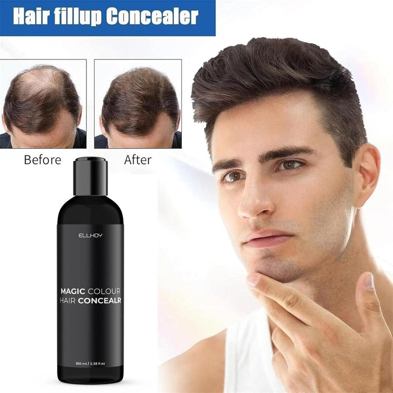 ELLHOY Magic Colour Hair Concealer Spray 100ml – Buy 1 Get 1 Free (Pack of 2) | Instant Grey Hair Cover & Root Touch-Up