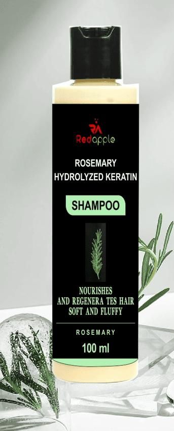 🌿 Rosemary Hydrolyzed Keratin Shampoo 100ml – Buy 1 Get 1 Free (Pack of 2) | Strong, Smooth & Healthy Hair