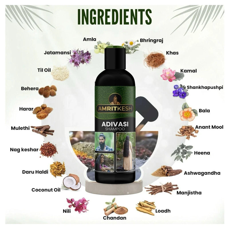 Natural Adivasi Shampoo for Hair Growth