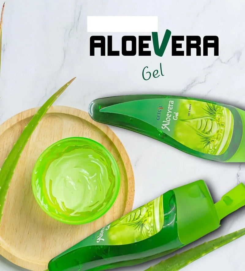 Natural Aloe Vera Gel Duo for Moisturized Skin