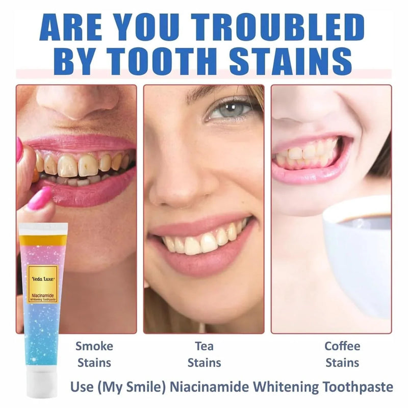 Herbal Whitening Toothpaste for Stain Removal and Enamel Care
