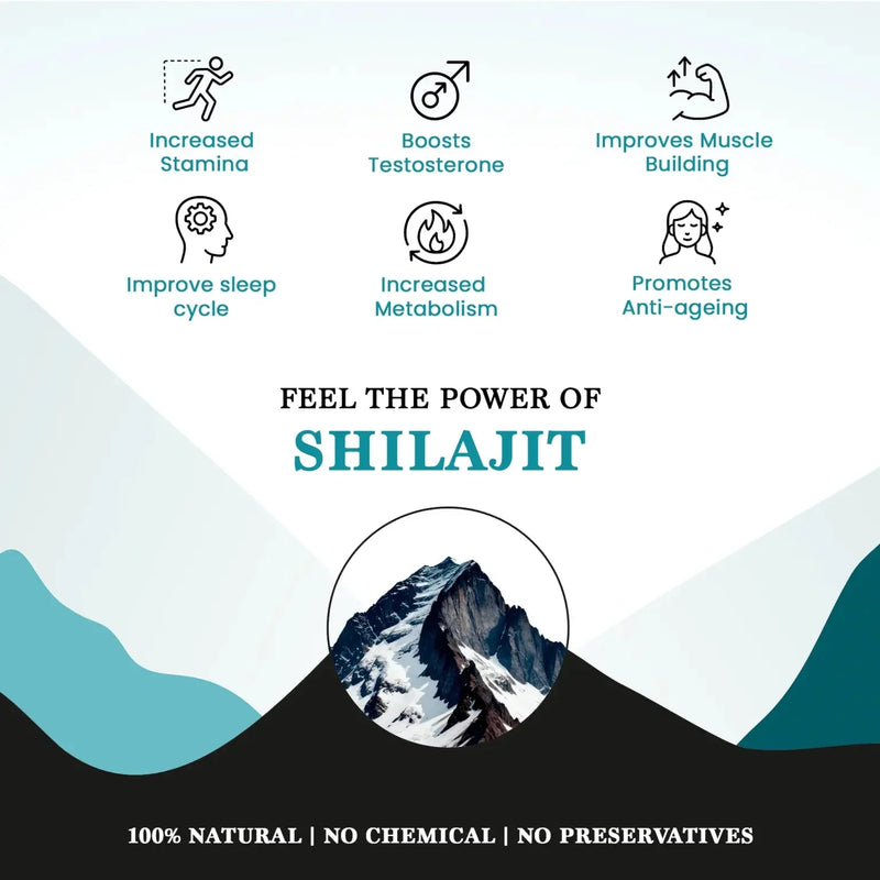 Reeka Ayurveda Pure Himalayan Shilajit   Resin 20g | 4X Concentrated 100% Natural |Boost Energy Stamina & Strength Naturally - Himalaya Life Care