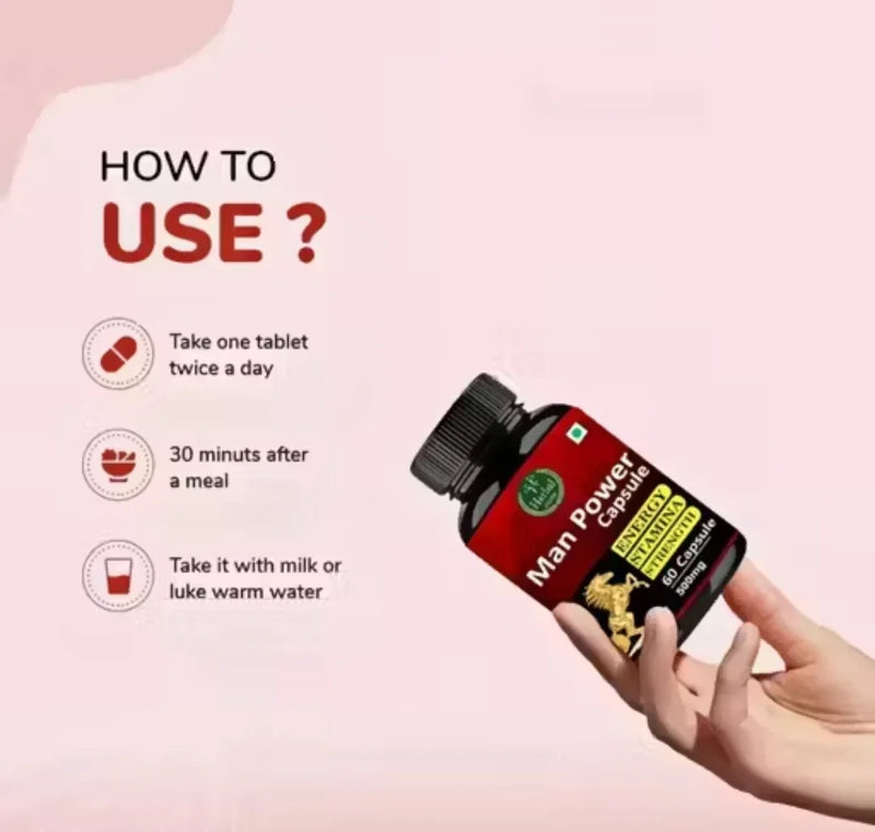 man power tablet Herbal Capsule - Himalaya Life Care Sex Helth Improver 