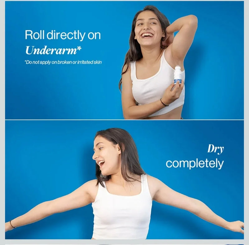 Skin-Friendly Underarm Roll On Combo for 24-Hour Protection