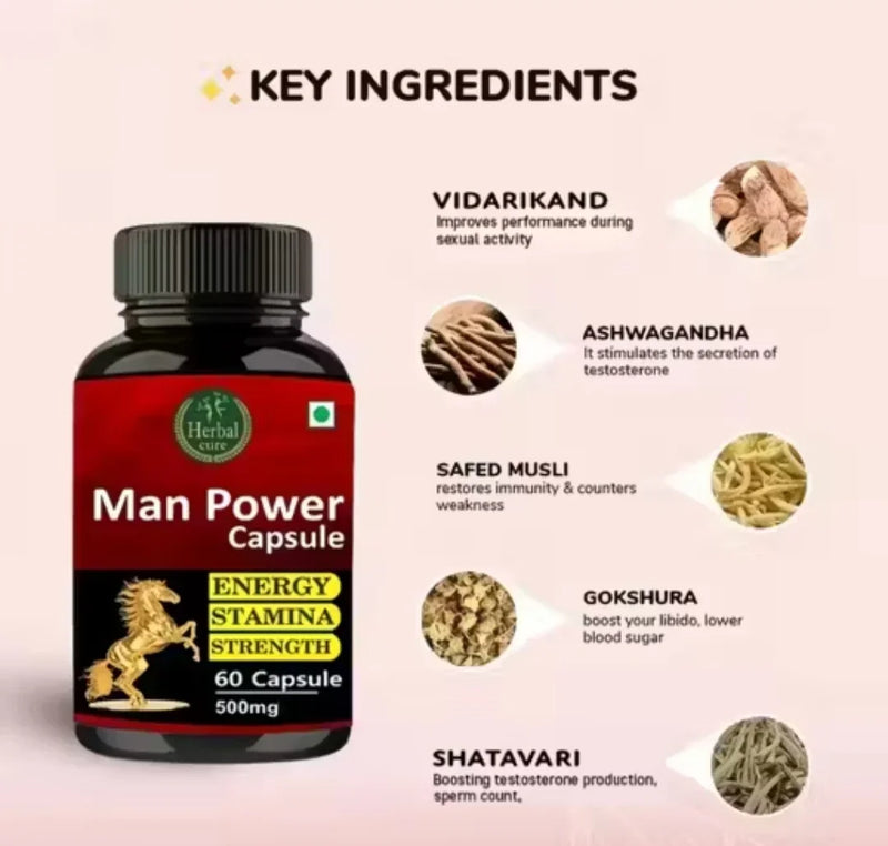 man power tablet Herbal Capsule - Himalaya Life Care Man Health 