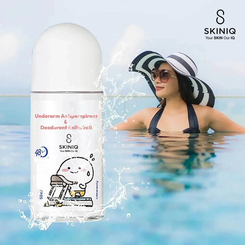 Natural Underarm Roll On Duo for Sweat and Odor Control