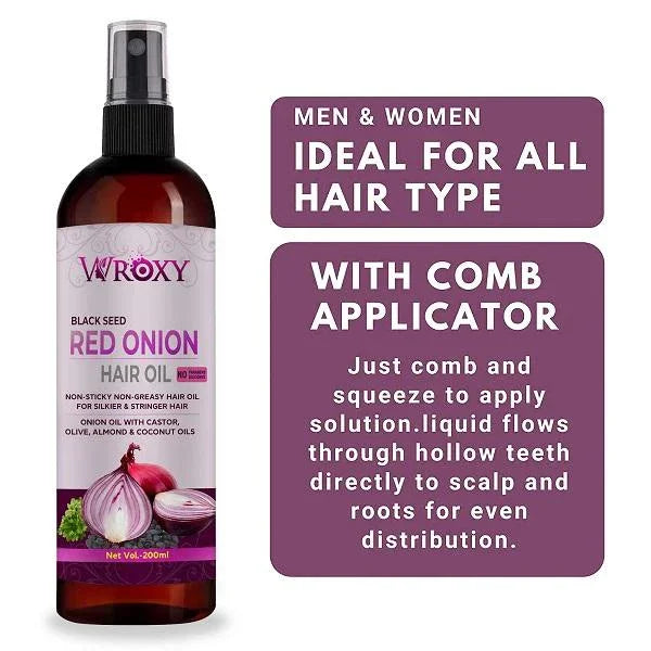 Best Onion Black Seed Hair Oil for Men and Women